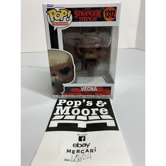 Funko Pop! Stranger Things: Vecna 1312 Vinyl Figure Brand New - Picture 1 of 7